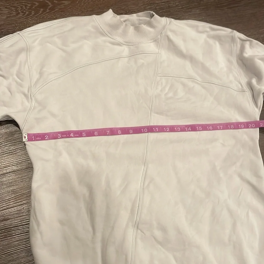 🗻Lululemon Broken Beats crew neck sweatshirt Dress Alpine White size xs - Picture 3 of 10